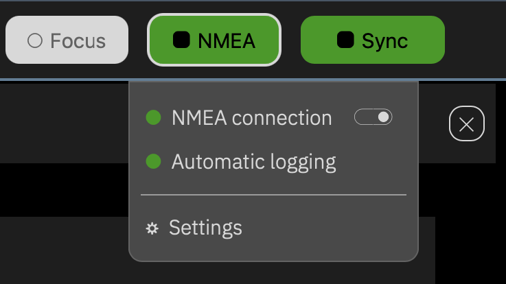 Automatic log entries active