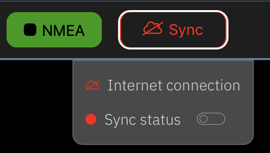 Internet off, Sync off
